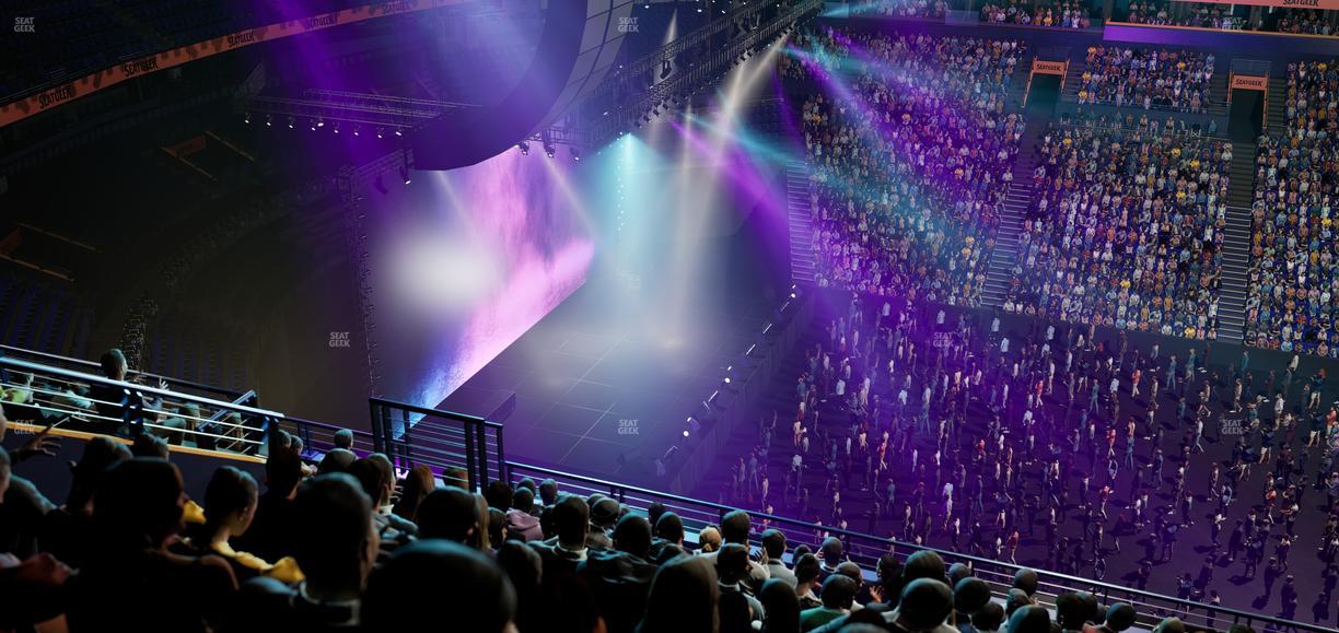 Bridgestone Arena - Section 325 Seat View