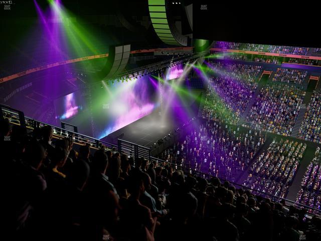 Bridgestone Arena - Section 326 Seat View