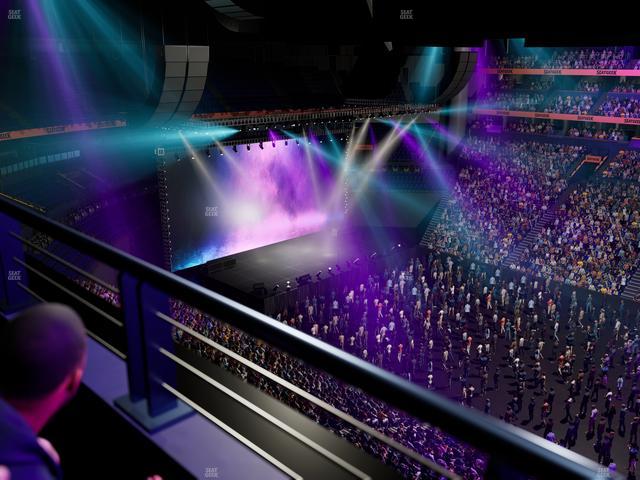 Bridgestone Arena - Section 327 Seat View