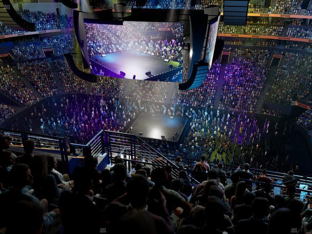 Bridgestone Arena - Section 327 Seat View