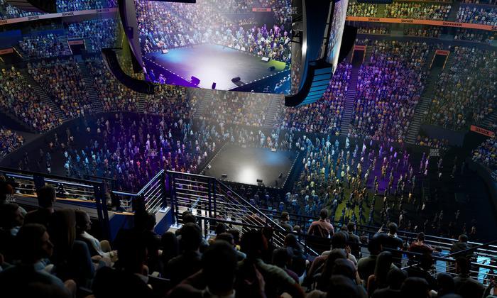 Bridgestone Arena - Section 327 Seat View