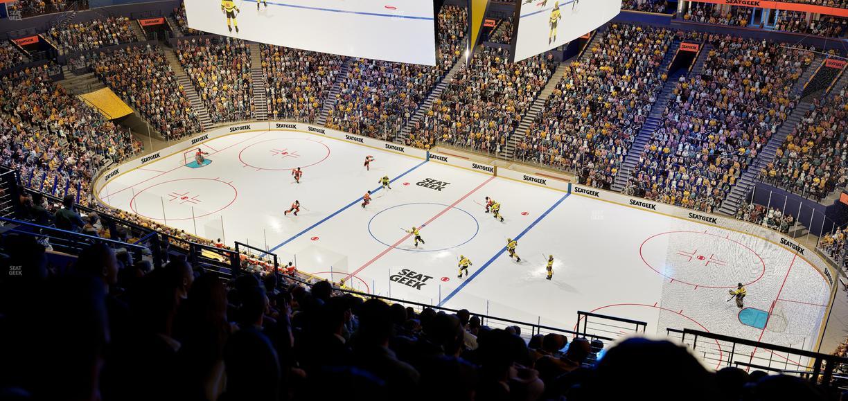 Bridgestone Arena - Section 328 Seat View