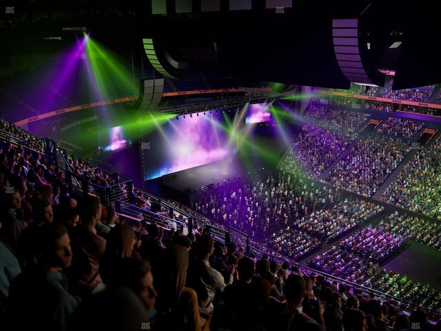 Bridgestone Arena - Section 328 Seat View