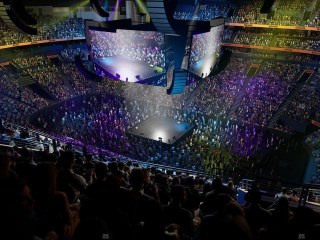 Bridgestone Arena - Section 328 Seat View