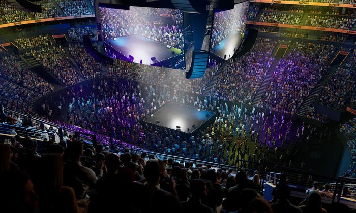 Bridgestone Arena - Section 328 Seat View