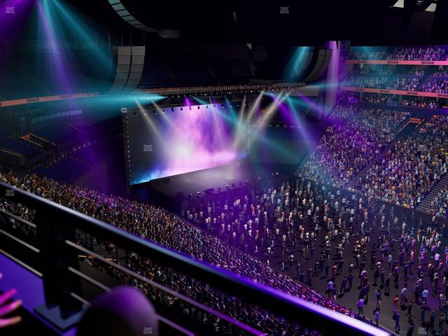 Bridgestone Arena - Section 328 Seat View