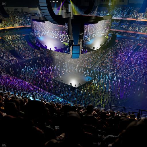 Bridgestone Arena - Section 329 Seat View