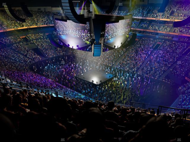Bridgestone Arena - Section 329 Seat View