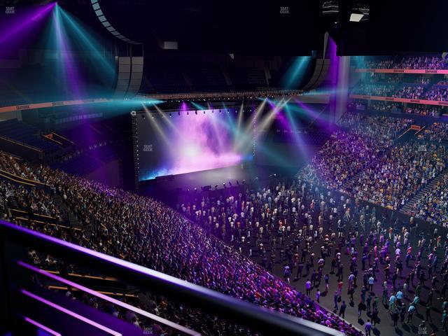 Bridgestone Arena - Section 329 Seat View