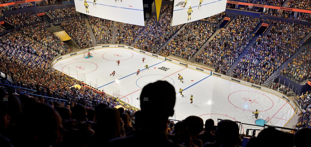 Bridgestone Arena - Section 329 Seat View