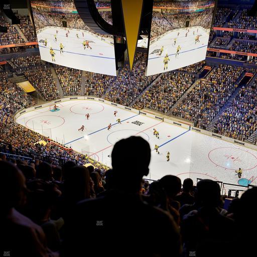 Bridgestone Arena - Section 329 Seat View