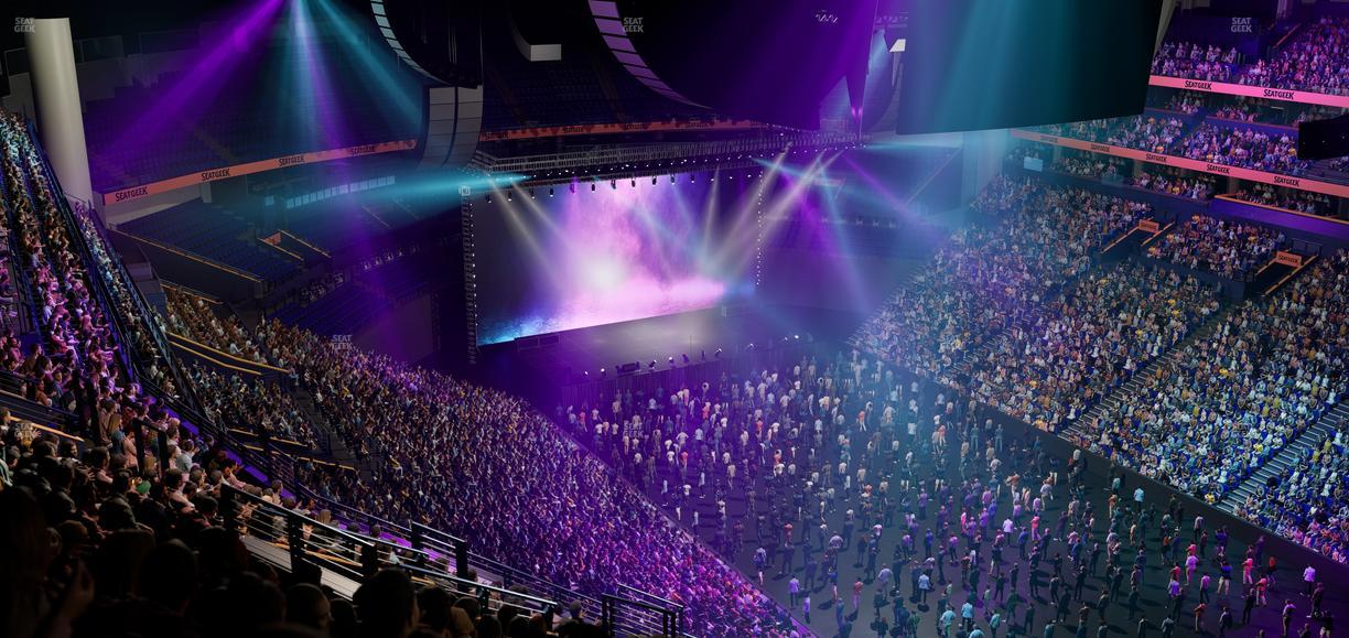 Bridgestone Arena - Section 330 Seat View