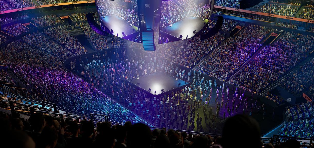 Bridgestone Arena - Section 330 Seat View