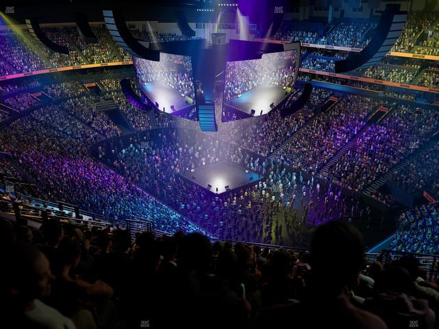 Bridgestone Arena - Section 330 Seat View