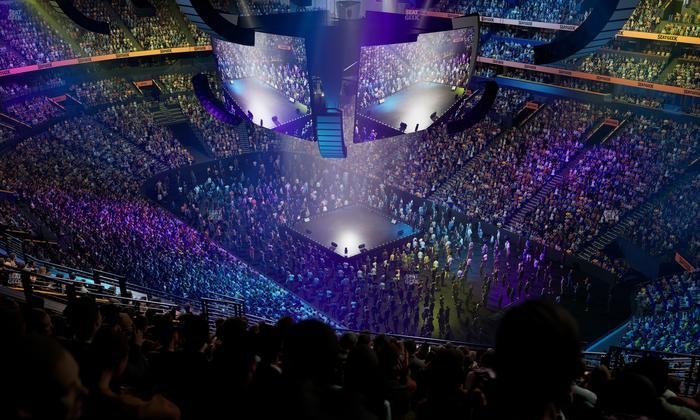 Bridgestone Arena - Section 330 Seat View