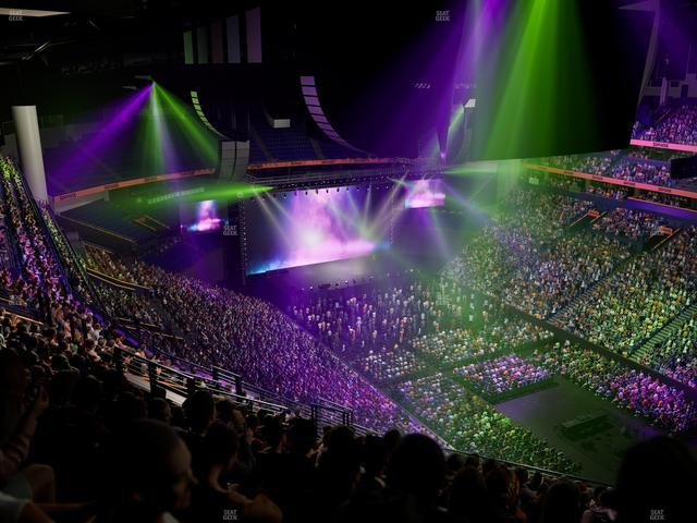 Bridgestone Arena - Section 330 Seat View