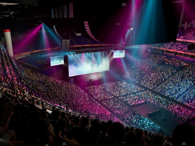 Bridgestone Arena - Section 330 Seat View Bridgestone Arena - Section 330 Seat View