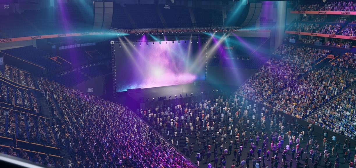 Bridgestone Arena - Section 330 Seat View