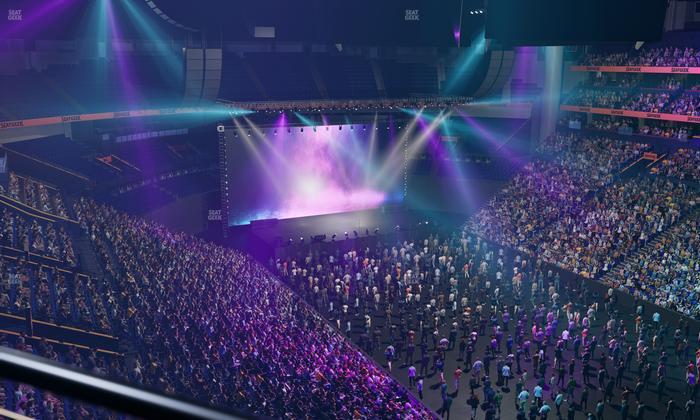 Bridgestone Arena - Section 330 Seat View