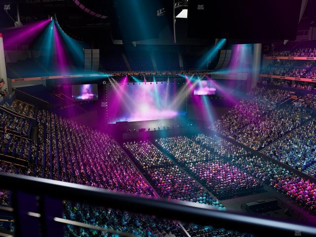 Bridgestone Arena - Section 331 Seat View