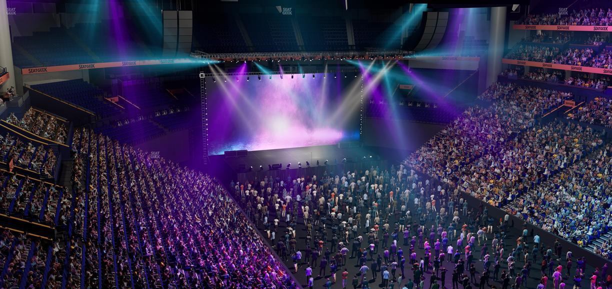 Bridgestone Arena - Section 331 Seat View