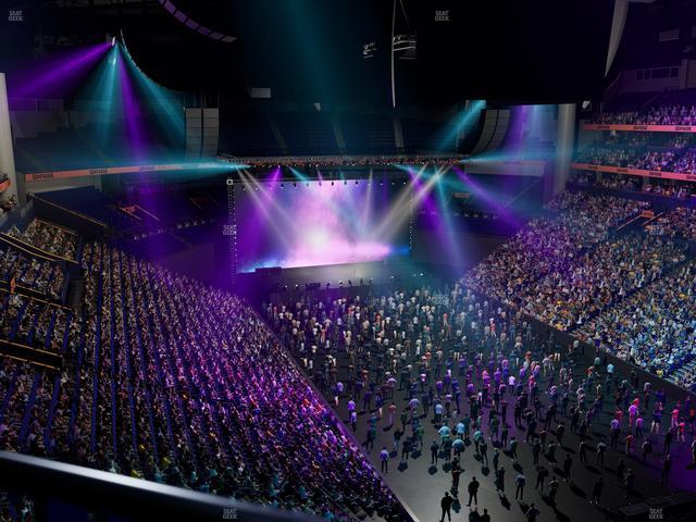 Bridgestone Arena - Section 331 Seat View