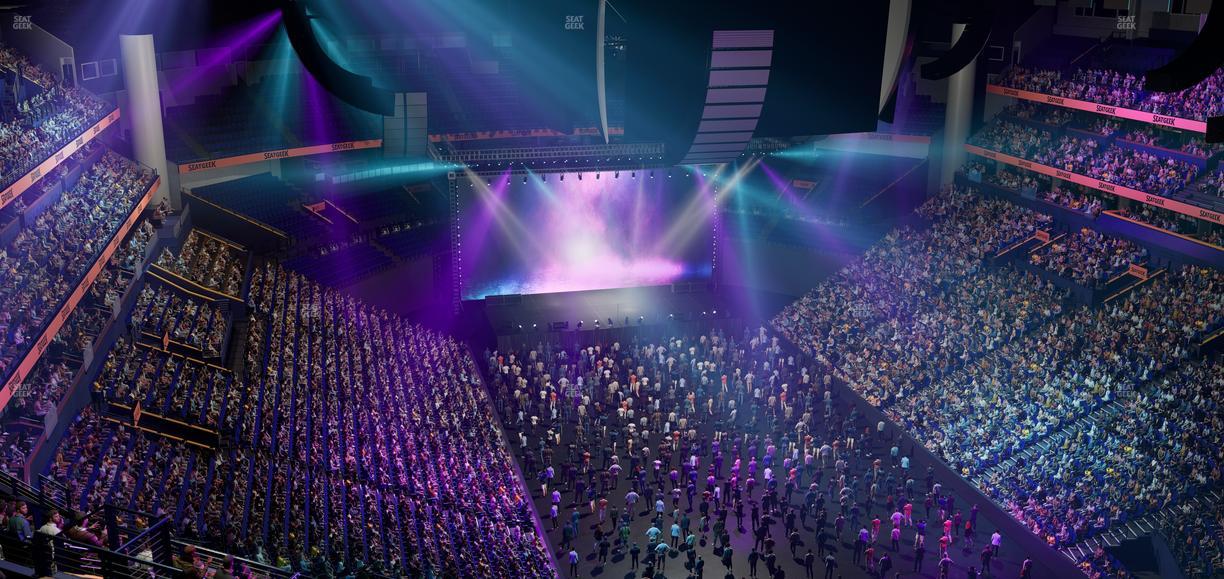 Bridgestone Arena - Section 332 Seat View