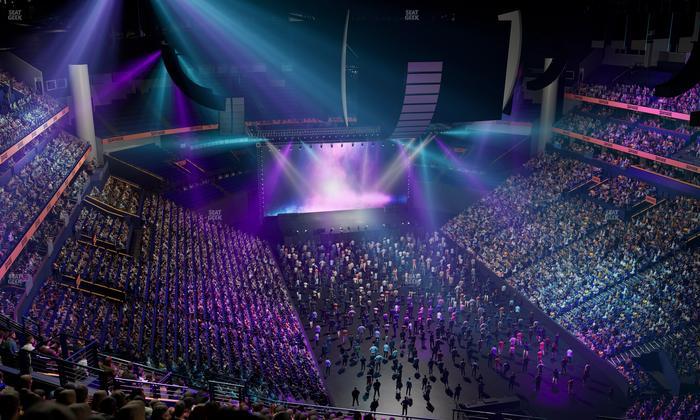 Bridgestone Arena - Section 332 Seat View