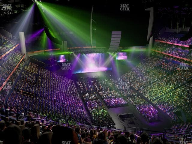 Bridgestone Arena - Section 332 Seat View