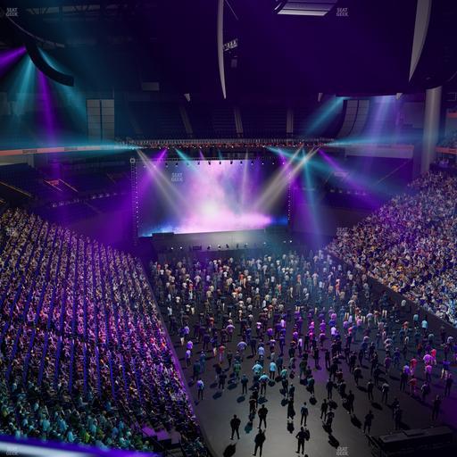 Bridgestone Arena - Section 332 Seat View