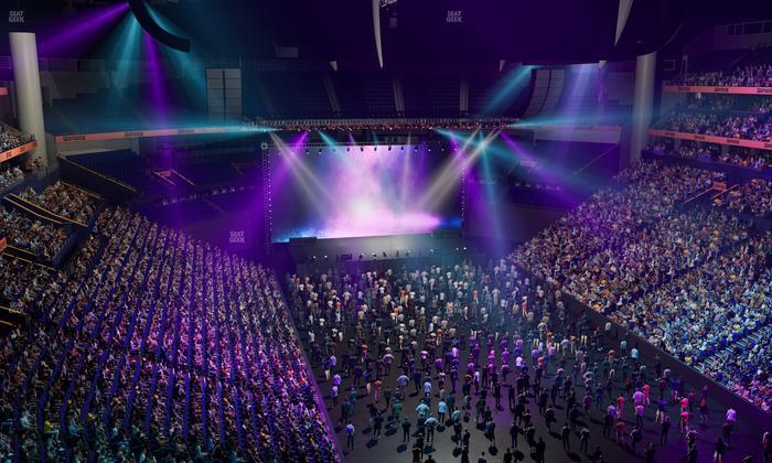 Bridgestone Arena - Section 332 Seat View