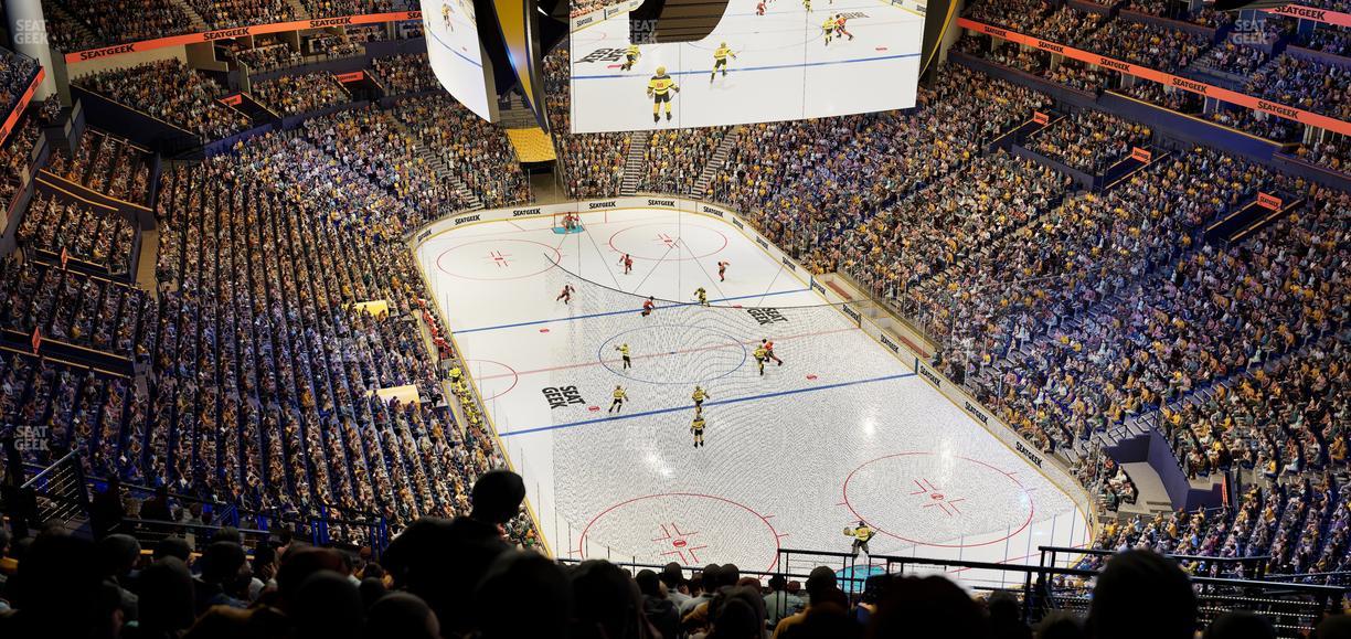 Bridgestone Arena - Section 332 Seat View