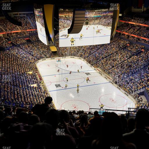 Bridgestone Arena - Section 332 Seat View
