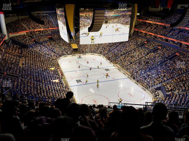 Bridgestone Arena - Section 332 Seat View