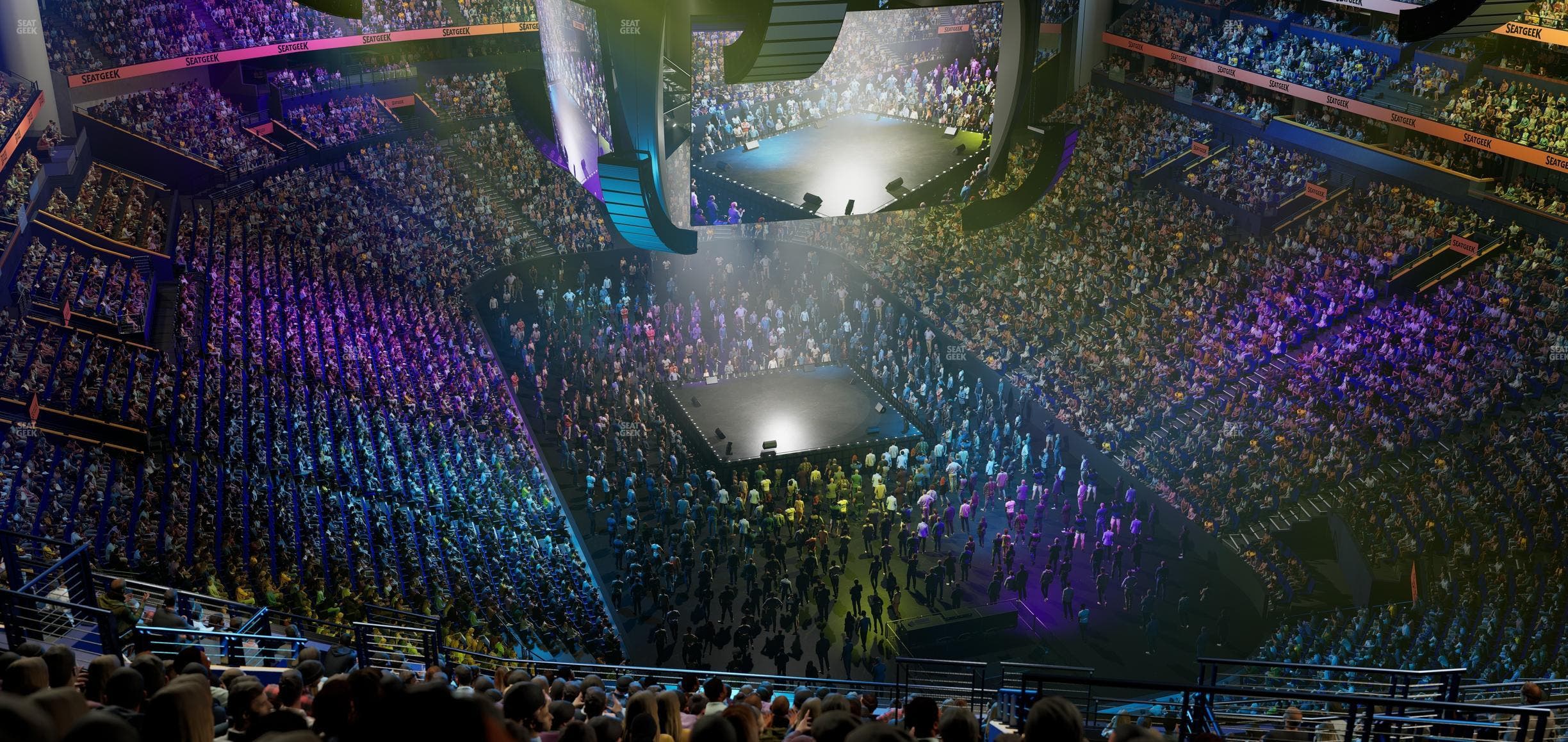 Bridgestone Arena - Section 332 Seat View