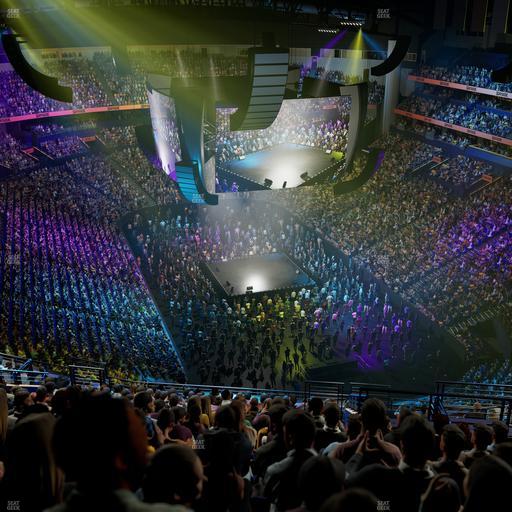 Bridgestone Arena - Section 332 Seat View