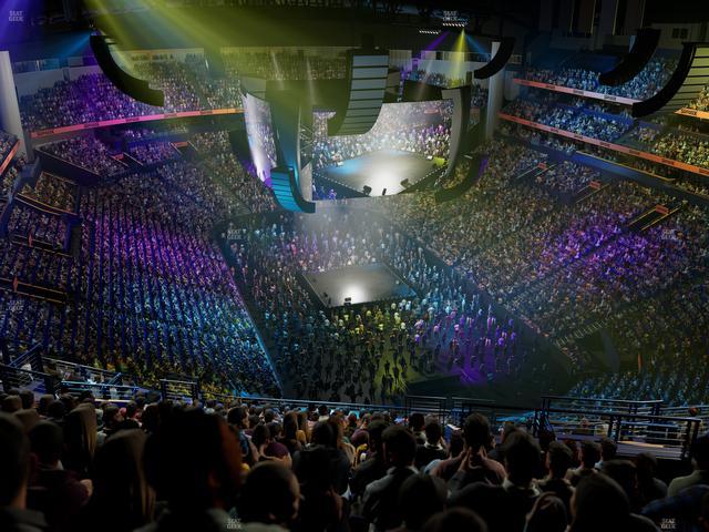 Bridgestone Arena - Section 332 Seat View