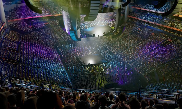 Bridgestone Arena - Section 332 Seat View