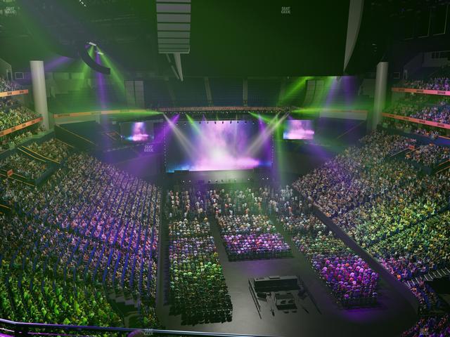 Bridgestone Arena - Section 333 Sro Seat View