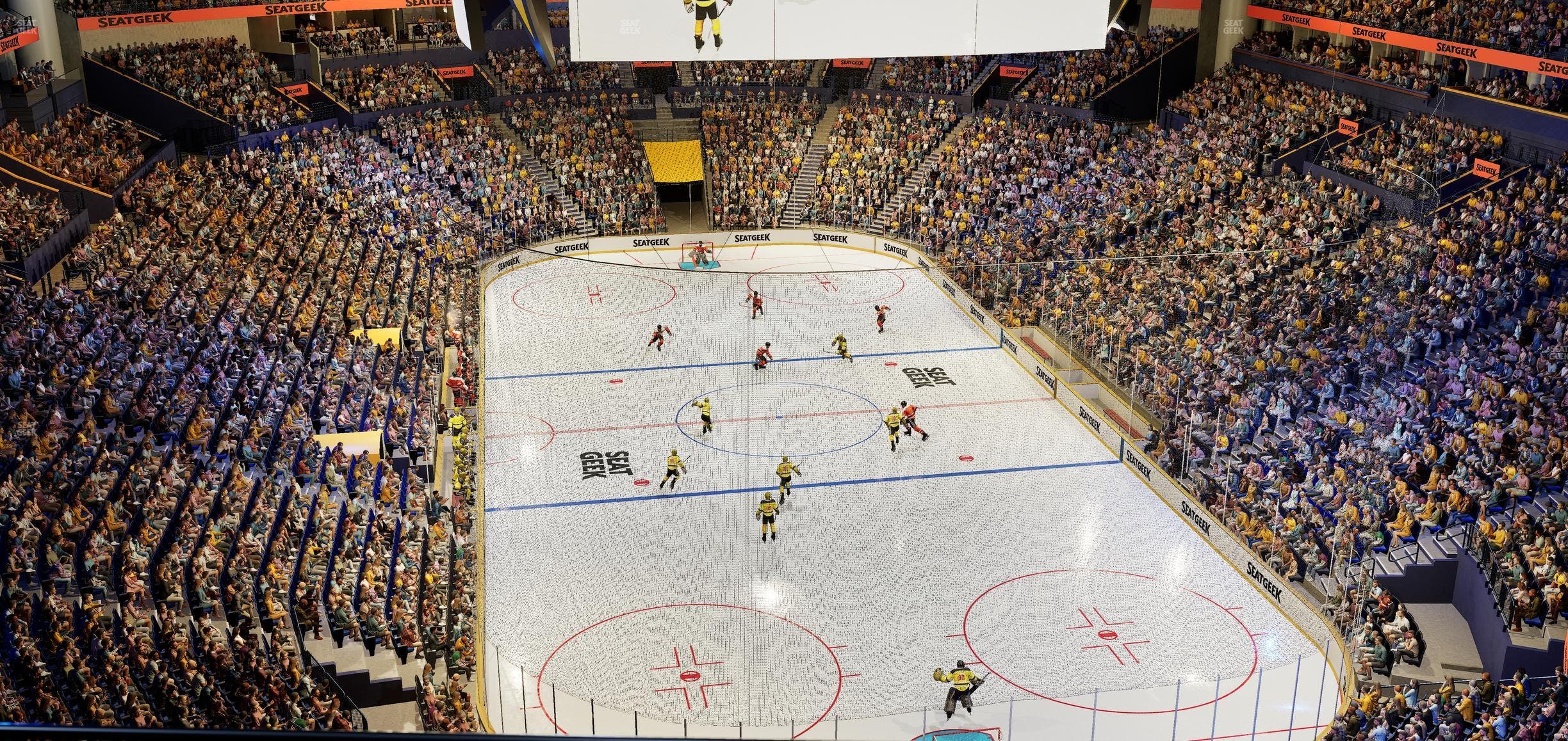 Bridgestone Arena - Section 333 Sro Seat View