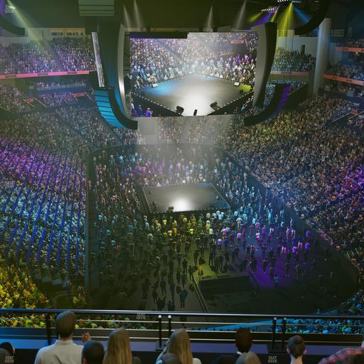 Bridgestone Arena - Section 333 Sro Seat View