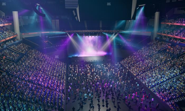 Bridgestone Arena - Section 333 Sro Seat View