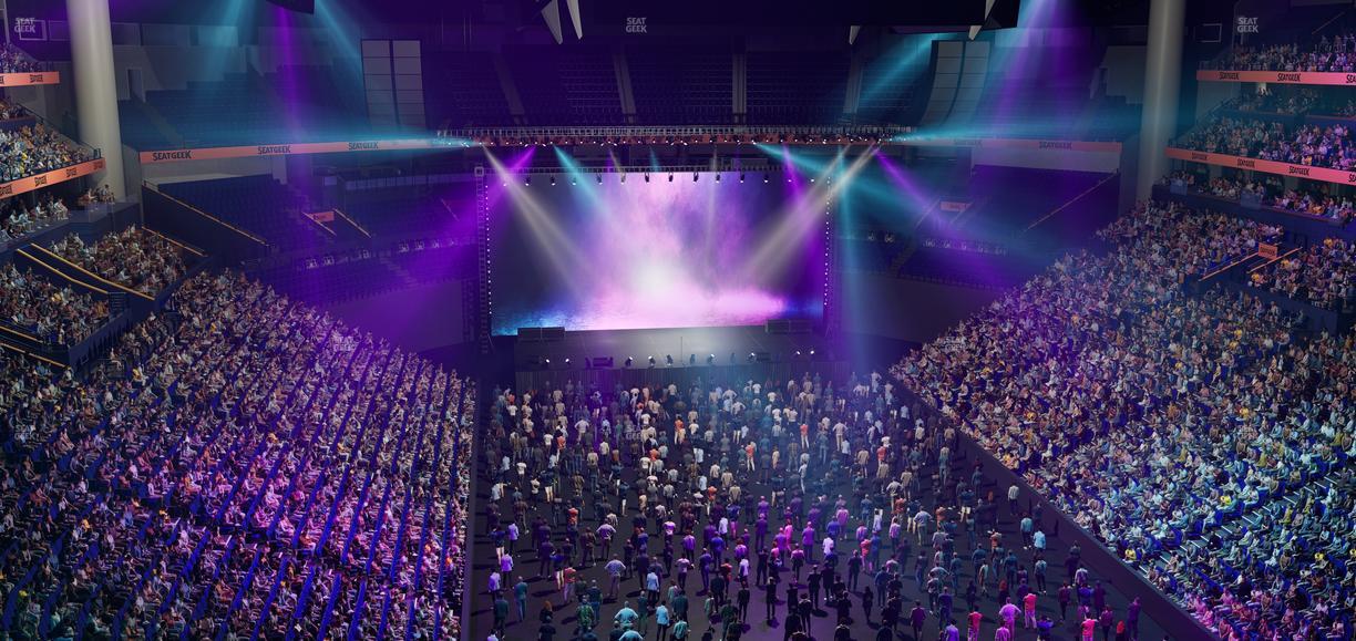 Bridgestone Arena - Section 333 Seat View