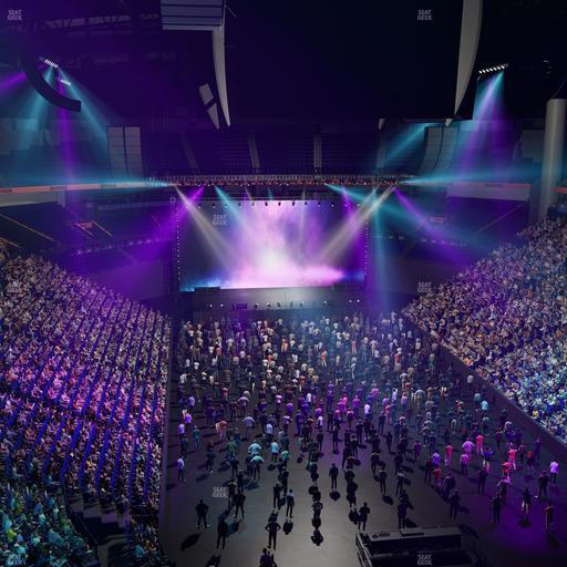 Bridgestone Arena - Section 333 Seat View