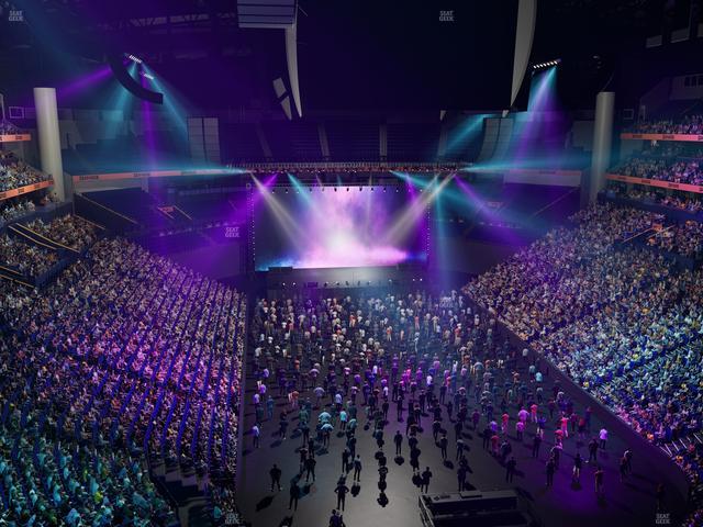 Bridgestone Arena - Section 333 Seat View