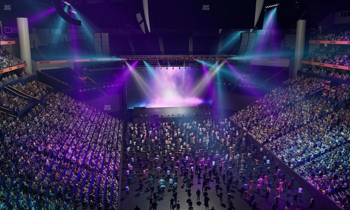 Bridgestone Arena - Section 333 Seat View