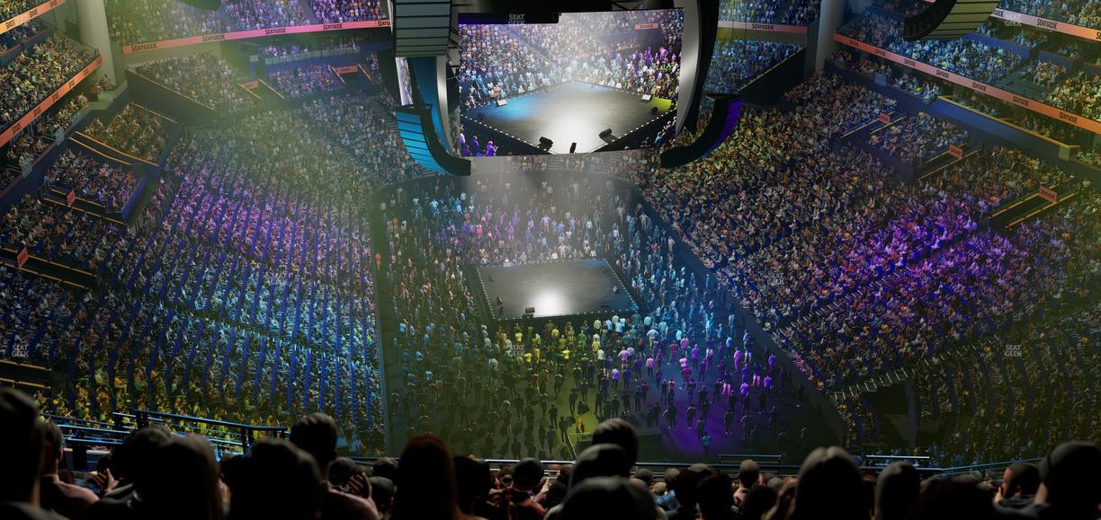 Bridgestone Arena - Section 333 Seat View