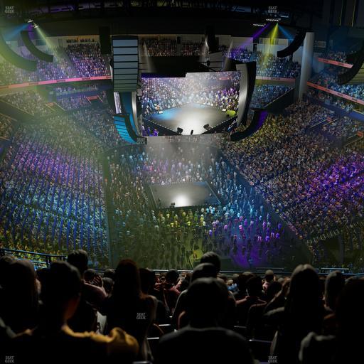 Bridgestone Arena - Section 333 Seat View