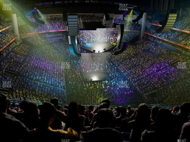 Bridgestone Arena - Section 333 Seat View