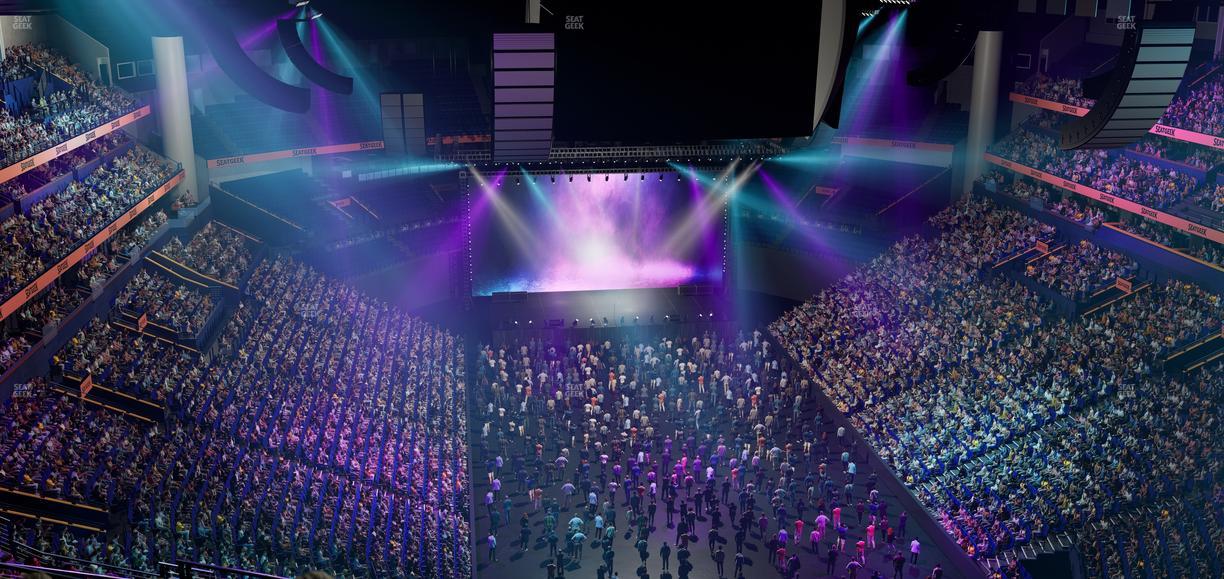 Bridgestone Arena - Section 333 Seat View